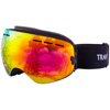 Traverse Virgata Ski, Snowboard, and Snowmobile Goggles, Obsidian with Phoenix REVO Red Lens