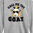 thumbnail image 3 of Instant Message - Call Me The Goat - Toddler And Youth Long Sleeve Graphic T-Shirt, 3 of 6