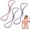 A-15+25+35LB, variant on arm resistance bands for women,  8 Shaped Resistance Rubber Band,for Working Out, Arm, Back, Fullbody Yoga Pulling Rope, Elastic Stretch Bands