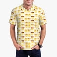thumbnail image 1 of Balery Cute Yellow Duck Camisa Polo de Hombre con Estampado, de Manga Corta y Tejido Medio, Camisa Tipo Golf Polo-3X-Large, 1 of 6