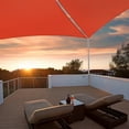 thumbnail image 2 of Yescom 2 Pack 25FT Triangle Sun Shade Sail UV Block Commercial Carpark Pool Camping Beach Outdoor Watermelon Red, 2 of 10