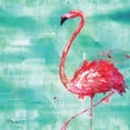 thumbnail image 3 of Brent, Paul 15x15 Black Modern Framed Museum Art Print Titled - Arianna Flamingo II, 3 of 5