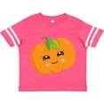 thumbnail image 3 of Inktastic Smiling Pumpkin, Halloween, Orange Pumpkin Boys or Girls Toddler T-Shirt, 3 of 5