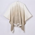 thumbnail image 2 of HKEJIAOI Women's Shawl Wrap Poncho Ruana Cape Cardigan Oversized Sweater Open Front for Fall Winter, 2 of 3