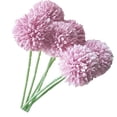 thumbnail image 4 of Bola de crisantemo artificial Oficina en casa Mesa Centro de mesa Flor falsa Adorno de boda, Púrpura 6 piezas Advancent HA8915-06B, 4 of 6