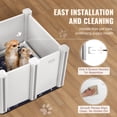 thumbnail image 3 of Dog Whelping Box,Whelping Box for Dogs and Puppies,  White 28.3IN, 3 of 5