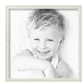 thumbnail image 2 of ArtToFrames 14" x 14" White Square Star Emboss Picture Frame, 14x14 inch White Wood Poster Frame (WOM-5125),  Pack, 2 of 7