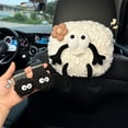 thumbnail image 5 of Cartoon Car Plush Animals Tissue Box Cute Napkin Tissue Paper Holder Creative Car Armrest Tissue Case for Home Bathroom Car, 5 of 7