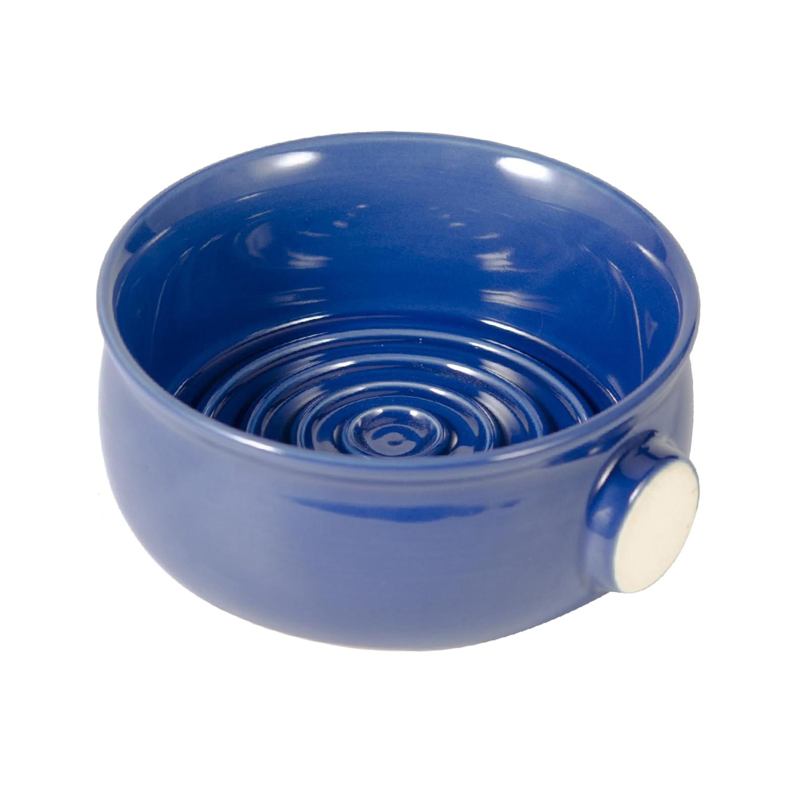 Shaving Soap Bowl for Men, Barber Shaving Mug Wide Mouth Mixing Bowl Heavy Duty Shave Soap Cup