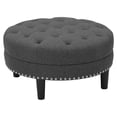 thumbnail image 3 of Home Square 2-Piece Set with Storage Ottoman & Cocktail Ottoman in Gray, 3 of 17