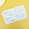 thumbnail image 3 of Milue Silicone Fondant Mould Triangular-Rhombus Shape Sugar Mould Cookie Baking Mold, 3 of 10
