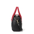 thumbnail image 3 of Genuine Leather Women's Embossed Boston Handbag, Crossbody Satchel Purse, Top Handle, 3 of 8