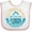 White and Pink, variant on Inktastic Pensacola Florida Boys or Girls Baby Bib