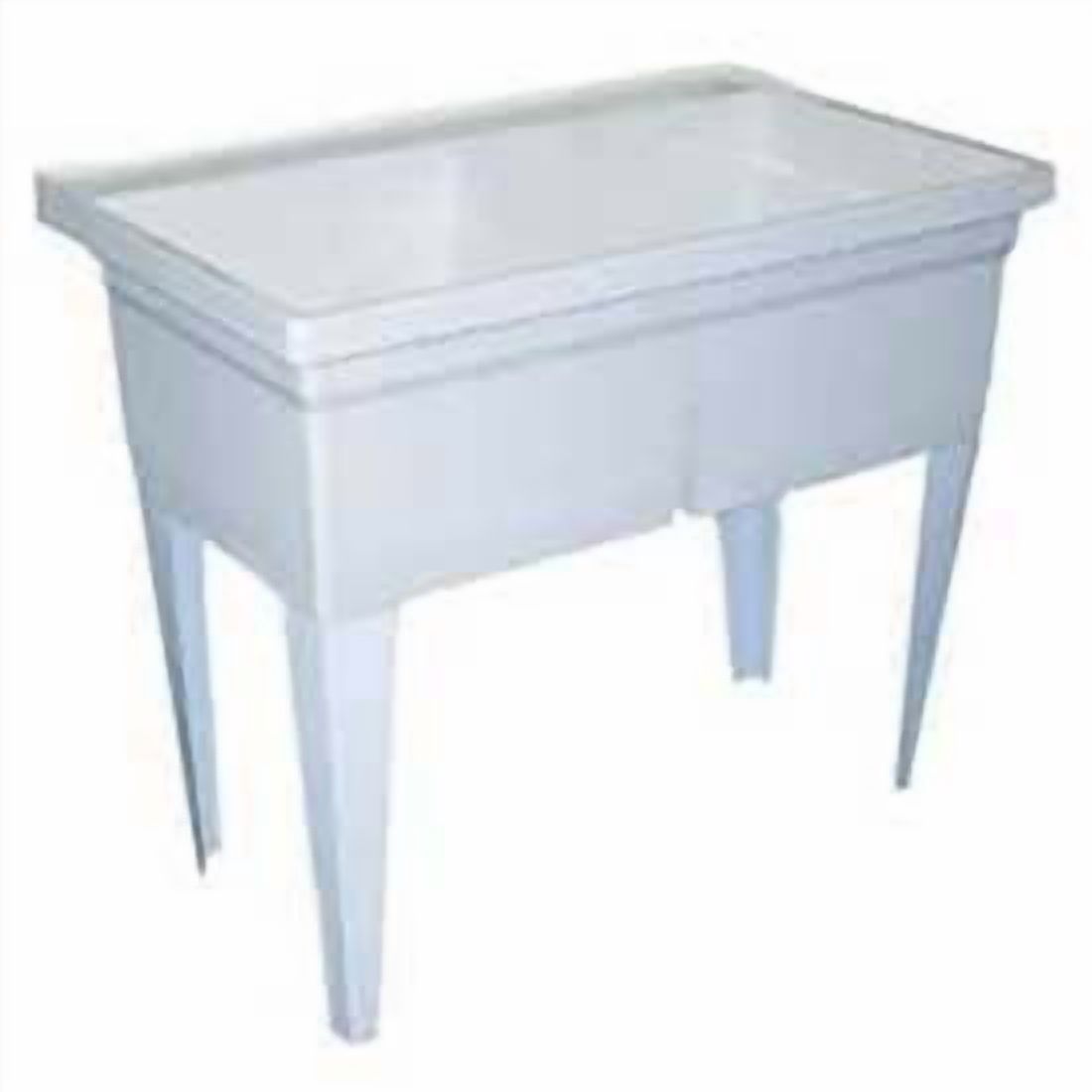 Fiat FLTDII100 Laundry Tub 40"L x 24"W x 33-1/4"H Floor Mounted, White