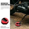 thumbnail image 3 of GAXIRE 1Set Motorcycle Kickstand Foot Side Stand Pad Red Aluminum Alloy Stability Support for Multiple Vehicles, 3 of 6