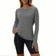 thumbnail image 2 of Sudaderas con capucha para mujer,Sudadera con capucha y abertura para el pulgar para mujer, de forro polar, manga larga, tejido de terciopelo suave, ropa informal para estar en casa, sopatenor, 2 of 8