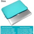 thumbnail image 4 of Funda para portátil Naukay de neopreno resistente al agua de 14 pulgadas, azul, 4 of 7