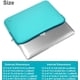 thumbnail image 4 of Funda para portátil Naukay de neopreno resistente al agua de 14 pulgadas, azul, 4 of 7