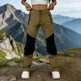 thumbnail image 6 of Qiopertar Women's Waterproof Hiking Pants Straight Leg Casual Trousers for Outdoor Sports Travel Comfy Stretchy Loose Fit All Season Active Wear, Khaki 3XL, 6 of 7