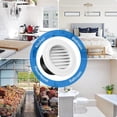 thumbnail image 4 of Évents de Conduit Ronds à Persiennes Intérieur Grille de Ventilation Murale en ABS, 4 of 9