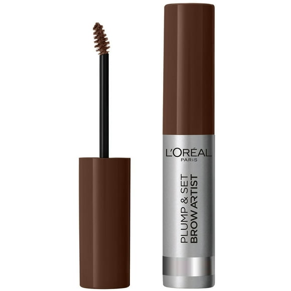 L'Oreal Paris Brow Artist Plump & Set, Volumizing Eyebrow Gel Tint, 105 Brunette, 3.52 fl. Oz.