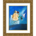 thumbnail image 1 of West, Ronald 15x18 Gold Ornate Wood Framed with Double Matting Museum Art Print Titled - O So Heavenly, 1 of 4