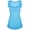 Blue, variant on Women's Sleeveless Chiffon Tank Top Summer Casual Tops Breathable Chiffon Vest