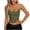 Army Green, variant on Women’s Leopard Trim Tank Top Sleeveless Fitted Crop Cami Shirt Soft Stretch Casual Summer Top for Workout, Streetwear, Daily Wear Gray XXL