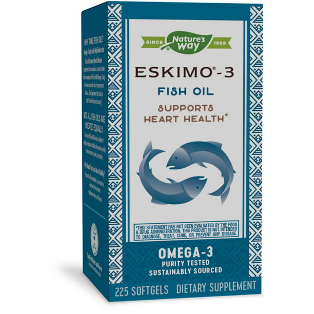 Nature's Way Eskimo-3 Fish Omega-3, Purity Tested, 225 - Walmart.com