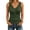 *Army Green, variant on ClodeEU Women's V Neck Ribbed Knit Tank Top ,Slim Fit Soft Blouse for Summer Army Green,Women's Plus L