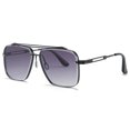 thumbnail image 1 of 17302 Gafas de sol decorativas de metal con doble haz de moda Gafas de sol de moda urbana, 1 of 6