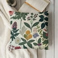 thumbnail image 3 of SHANXI Wild Floral Decorative Throw Pillowcases Linen Flower for Sofa Couch Outdoor Decor 12x12in, 3 of 5