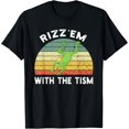 thumbnail image 1 of Rizz em with The Tism Frog Camiseta, 1 of 2