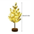 thumbnail image 3 of YOHAVEN 21.65"" Snow Flocked LED Mini Christmas Tree, Lighted Tabletop Tree for Desk Bedroom Office, Holiday Night Light, Christmas Decorations, Christmas Trees with Lights, 3 of 9