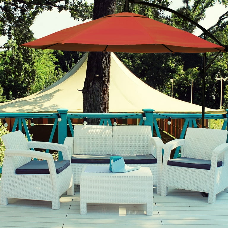 7 foot tall patio umbrella 7.5ft Patio Market Umbrella,Push Button Tilt Crank Umbrella