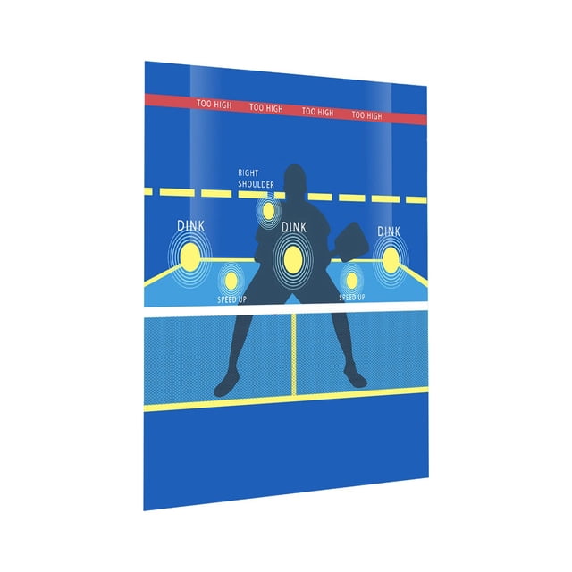 Langgg Pickleball Practice Pad For Walls Boosts Training Efficiency With Dink Master Exercise Aids Equipment