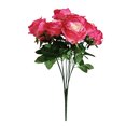 thumbnail image 1 of Ramo de rosas artificiales simulación floral decoración de la mesa de oficina en casa centro de mesa rosa falsa, rosa roja kenally HA7033-06B, 1 of 5