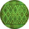 thumbnail image 1 of Ahgly Company Indoor Round Oriental Green Traditional Area Rugs, 4' Round, 1 of 1