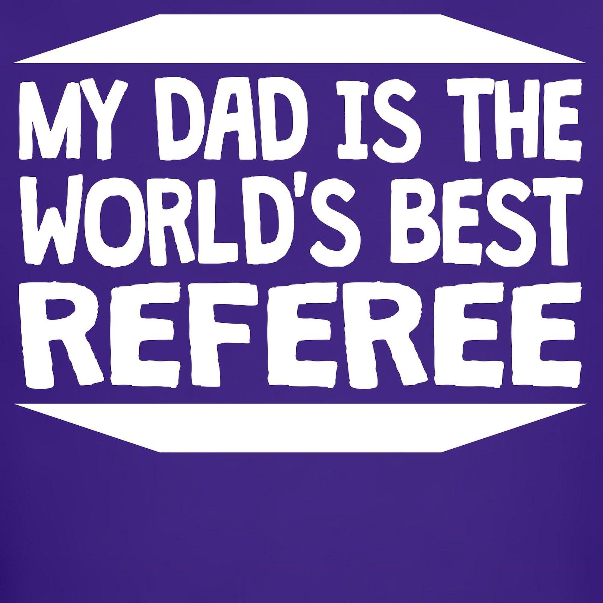 CafePress - My Dad Is The World's Best Referee T Shirt - Dark T-Shirt Kids XS-XL