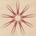 thumbnail image 1 of Ahgly Company Machine Washable Indoor Square Transitional Moccasin Beige Area Rugs, 4' Square, 1 of 7