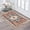 Rust/Orange/Blue-style-25, variant on Small Area Rug 2x3 Ft Rugs for Entryway Washable Boho Entry Rug Non Slip Door Mat Indoor Entrance Blue Printed Faux Wool Vintage Printed Kitchen Rug Throw Rugs for Entrance Kitchen Bathroom