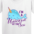 thumbnail image 4 of Inktastic Cute Narwhal I'm a Unicorn of the Sea Youth T-Shirt, 4 of 5