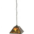 thumbnail image 5 of Meyda Tiffany 119505 16" Square Canoe At Lake Pendant - Bronze, 5 of 5