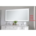 thumbnail image 7 of Helios 36in x 72in Hardwired LED mirror with touch sensor and color changing temperature 3000K/4200K/6400K, 7 of 7