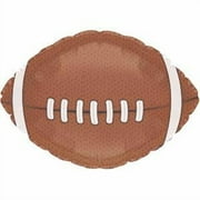 BalloonsFast Football Shaped Sports 17" Mylar Balloon Bulk (10 Pack)