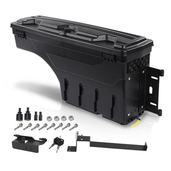 CROSSDESIGN Truck Bed Storage Tool Box Fit for Dodge Ram 1500 2019-2021