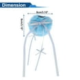 thumbnail image 4 of Accesorios para Casco de Motocicleta Decoración Cola de Streamer para Cascos de Motocicleta Bicicleta Esquí Azul Cielo Etiqueta de Felpa 1 Juego, 4 of 6