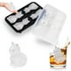 thumbnail image 1 of Molde de cubitos de hielo Nerien 3D con forma de gato para whisky bourbon, 1 of 7