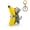 Hug banana gold buckle, variant on Crochet Punch Monkey Keychain Key Pendant Crochet Doll
