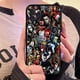 thumbnail image 3 of Funda de silicona suave para teléfono, carcasa de colección de personajes de terror para Iphone 15, 14, 13, 12, 11 Pro, Mini, XS MAX, 8, 7, 6 Plus, X, XS, XR, 3 of 5